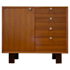 Retro George Nelson for Herman Miller Basic Storage Dresser Cabinet in Walnut