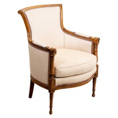 French Fruitwood Directoire Chair