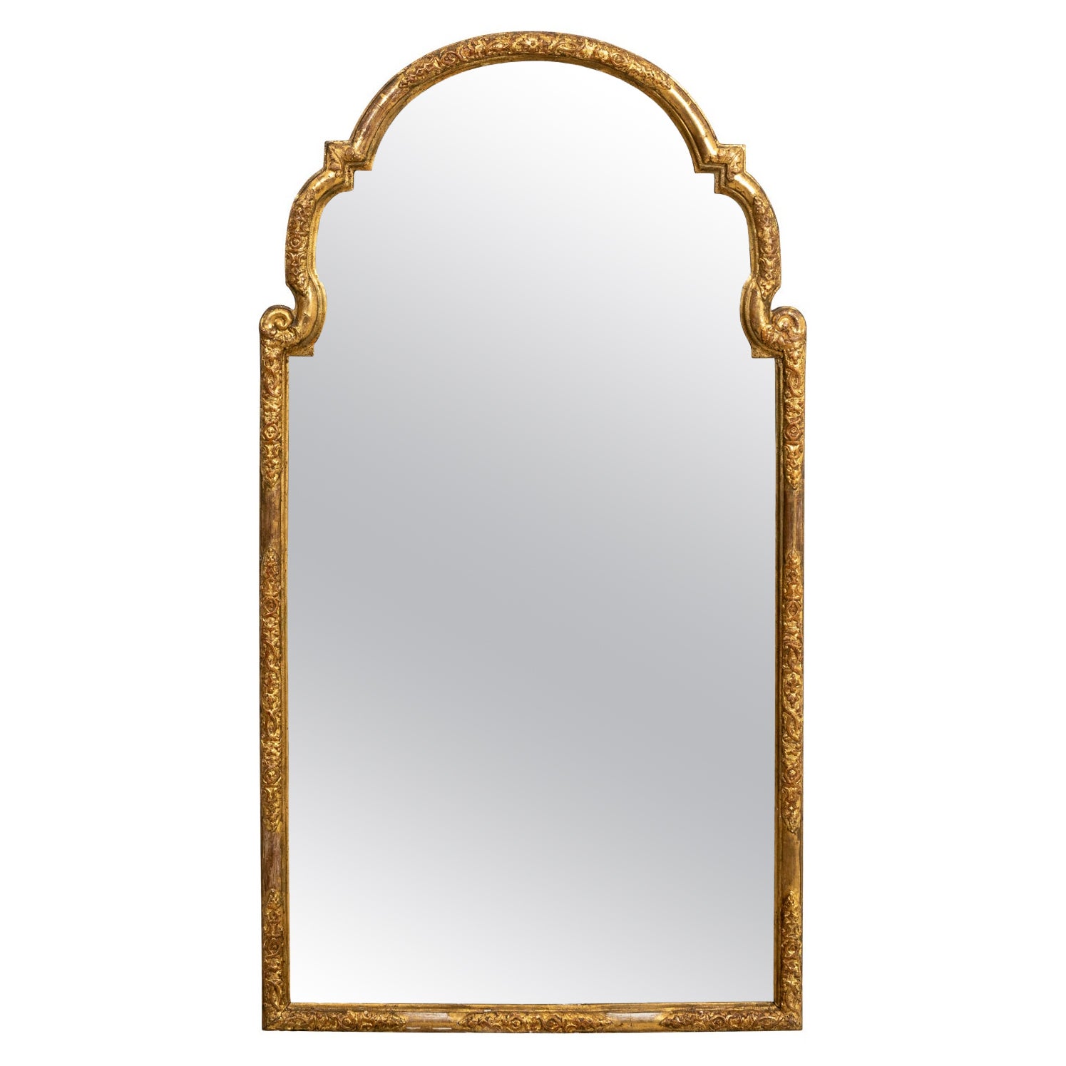 Walnut Queen Anne Mirror For Sale at 1stDibs