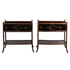 Pair of Chinoiserie Bamboo Planters