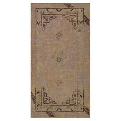 Antiker türkischer Teppich aus handgewebter Wolle aus dem späten 19. Jahrhundert