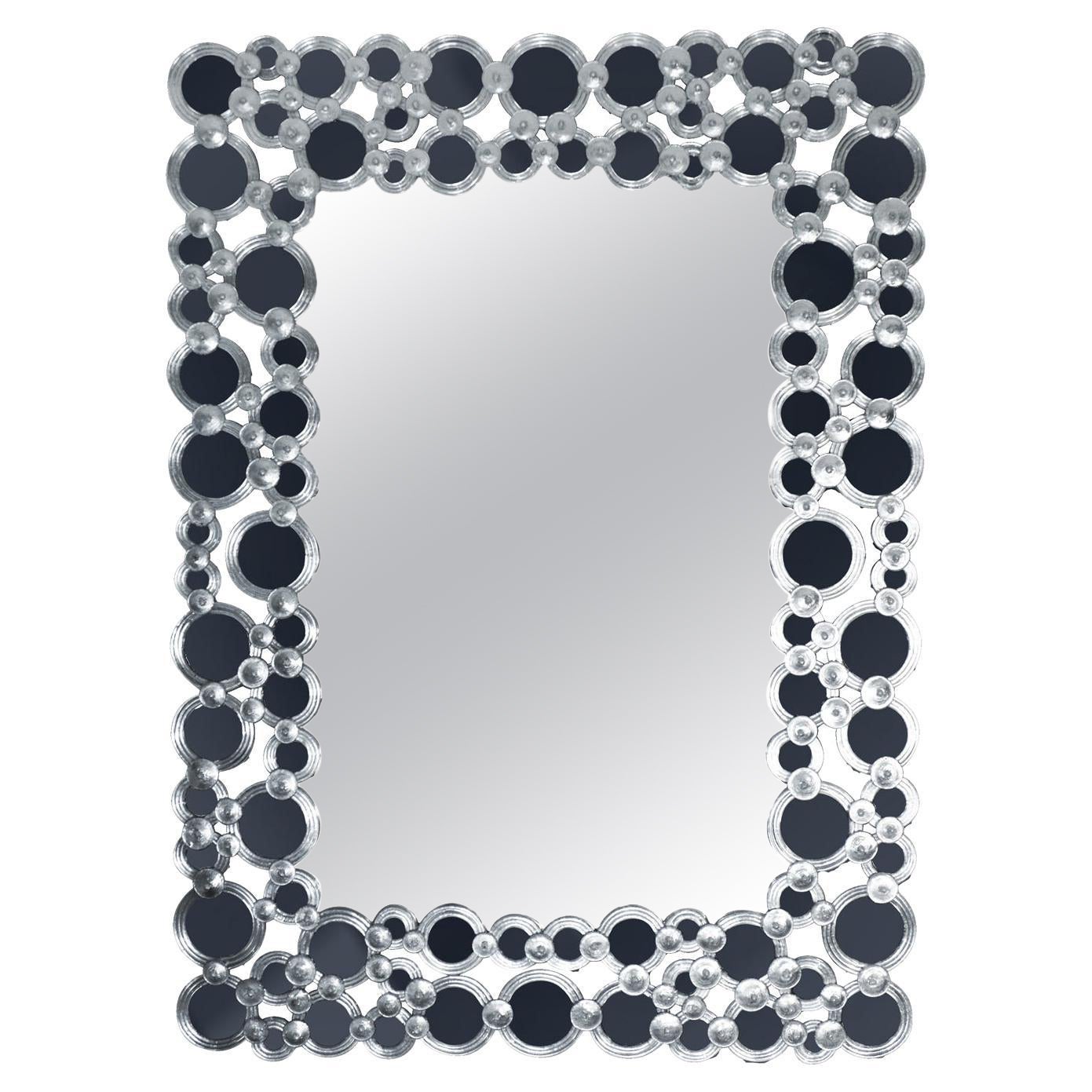 Cerchi Silver Mirror by Ongaro e Fuga, Murano For Sale