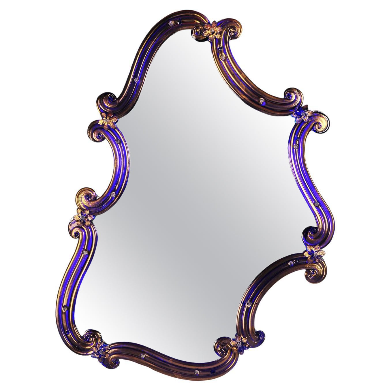 Storti co l'oro Mirror by Ongaro e Fuga, Murano For Sale