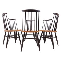 Set of 6 Tapiovaara / Pastoe Style Dining Room Chairs