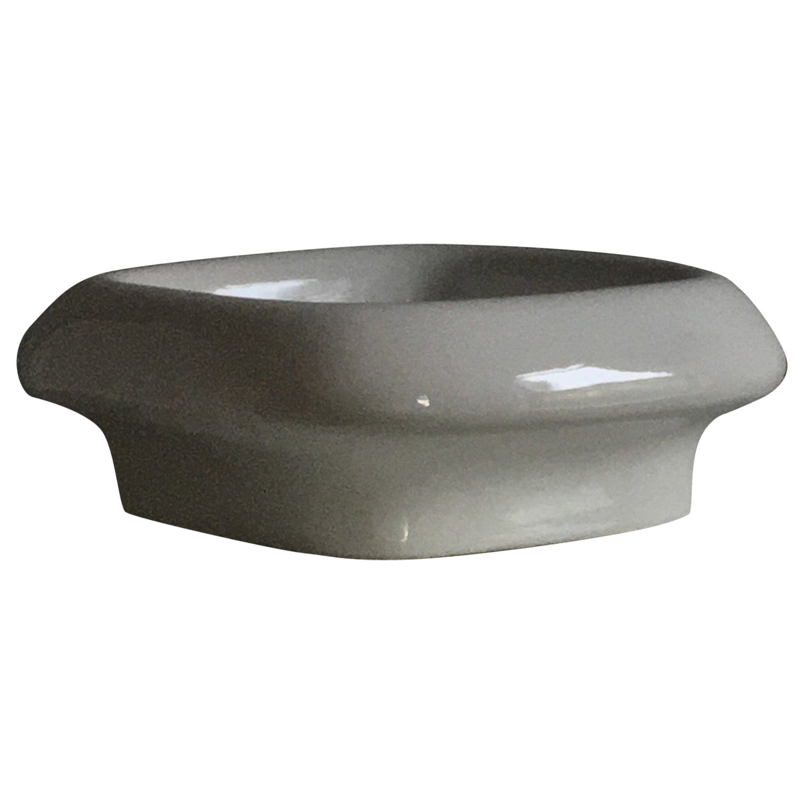 c. 1964, Tremiti Ceramic Bowl by Angelo Mangiarotti for Danese