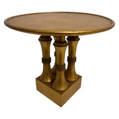Vintage Hollywood Regency Custom Gilt Table