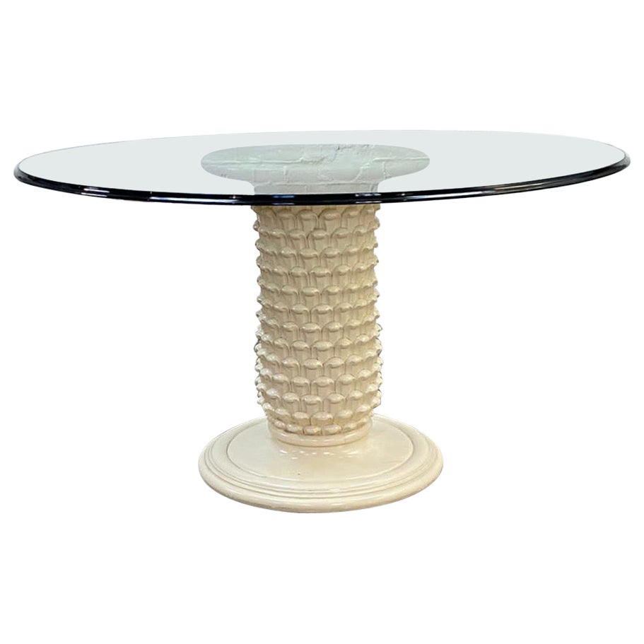 Sculptural Hollywood Palm Regency Dining or Centre Table