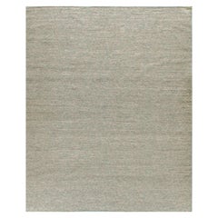 Nouveau tapis scandinave de style suédois à tissage plat Aqua de la collection  8' x 10' pouces