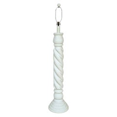 Architektonische Spiral-Stehlampe im Michael Taylor-Stil