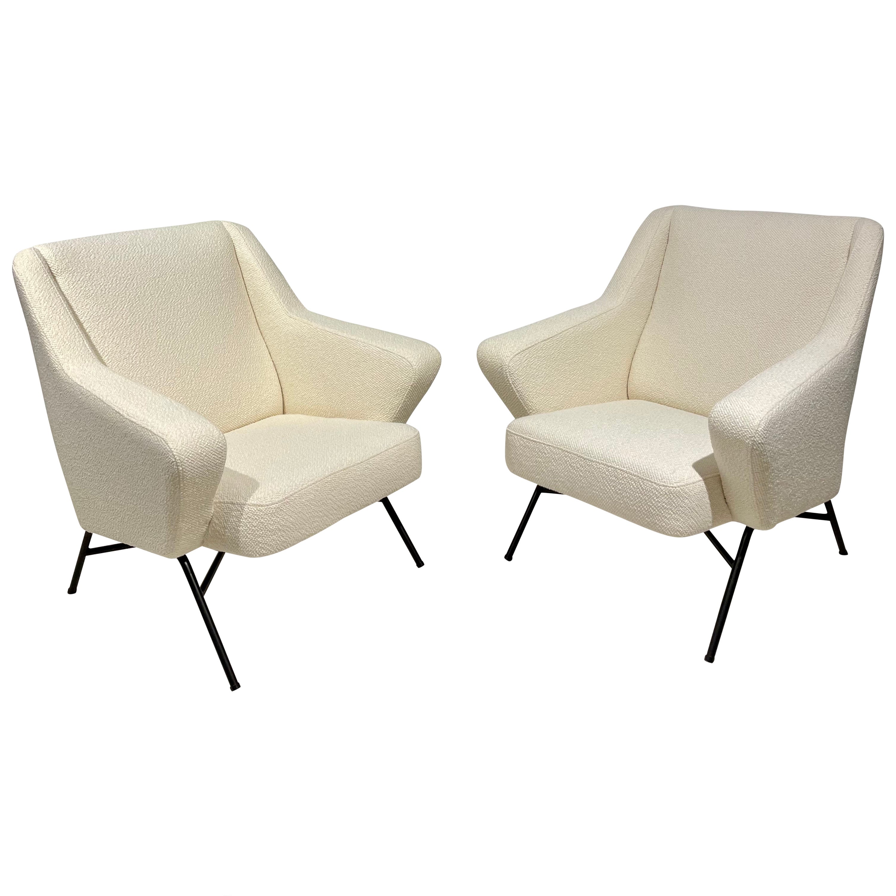 Pair of Armchairs Editor by Burov, 1950 For Sale