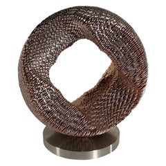 Korean Contemporary Abstract "Coin" Sculpture by Kim Seung-Woo