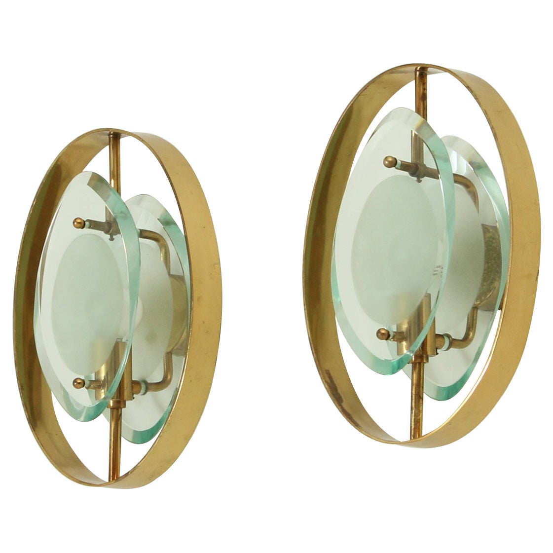 Pair of Sconces Model 2240 by Max Ingrand for Fontana Arte