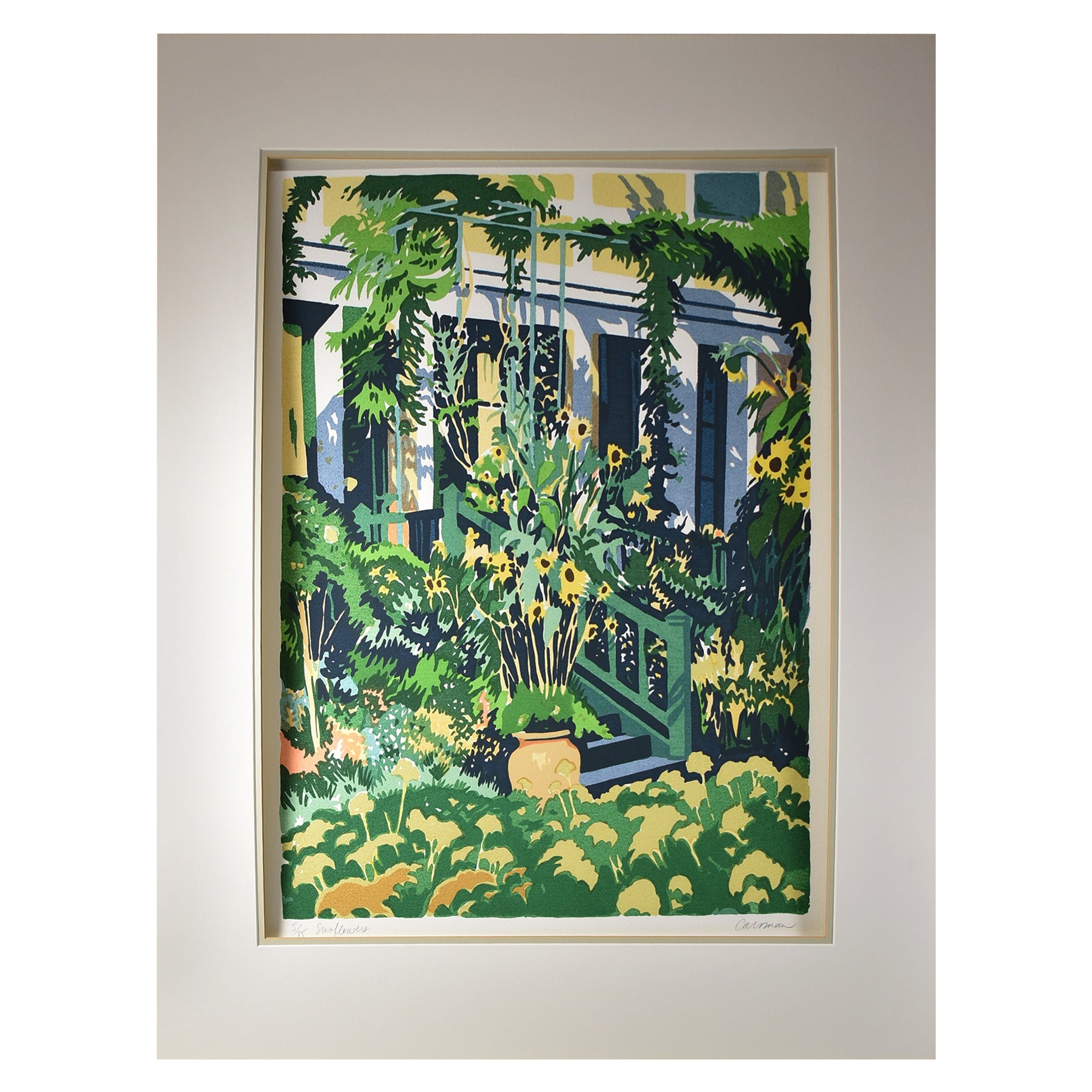 Jon Carsmans Stampa in edizione limitata "Girasoli" 5/85