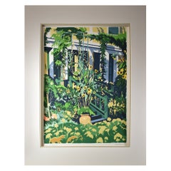 Vintage Jon Carsman Limited Edition Print "Sunflowers" 5/85