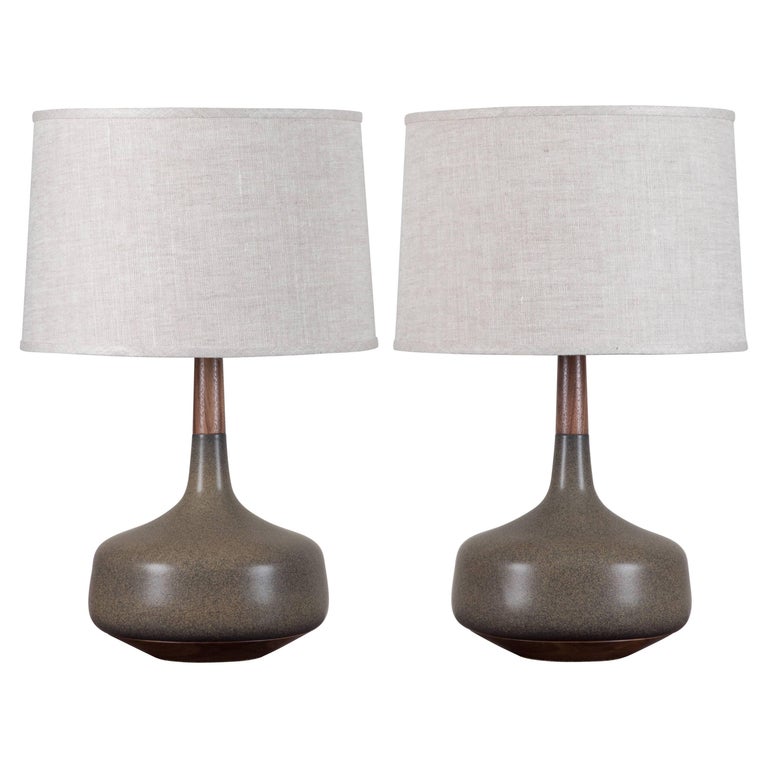 Pair of Hilo Lamps by Stone and Sawyer For Sale