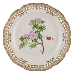 Royal Copenhagen Flora Danica Large Dinner Plate / Dish in Openwork Porcelain