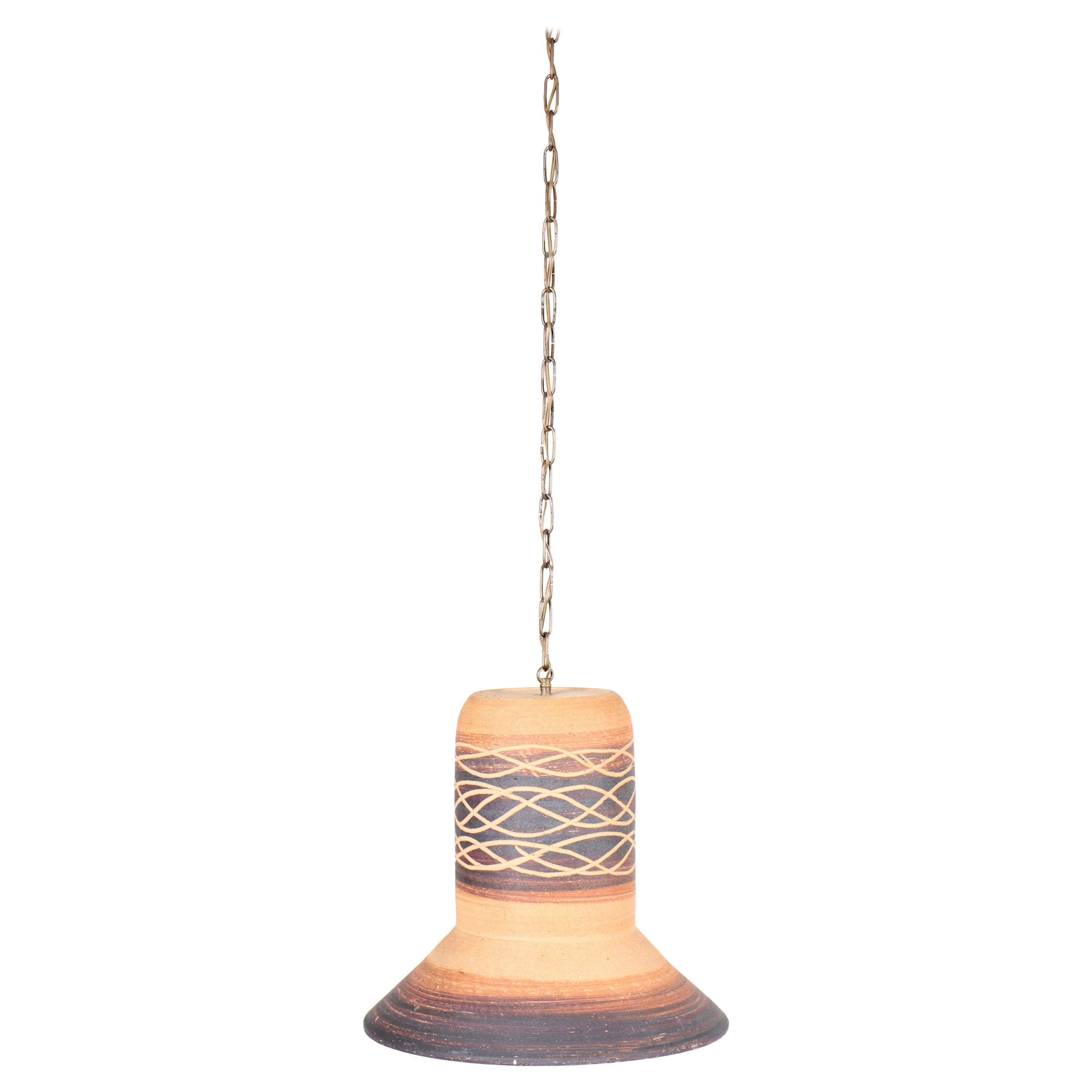 Ciondolo grande del Medioevo in ceramica, Made in Denmark