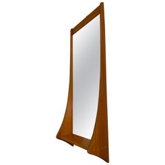 Jansen Spejle Teak Shelf Mirror