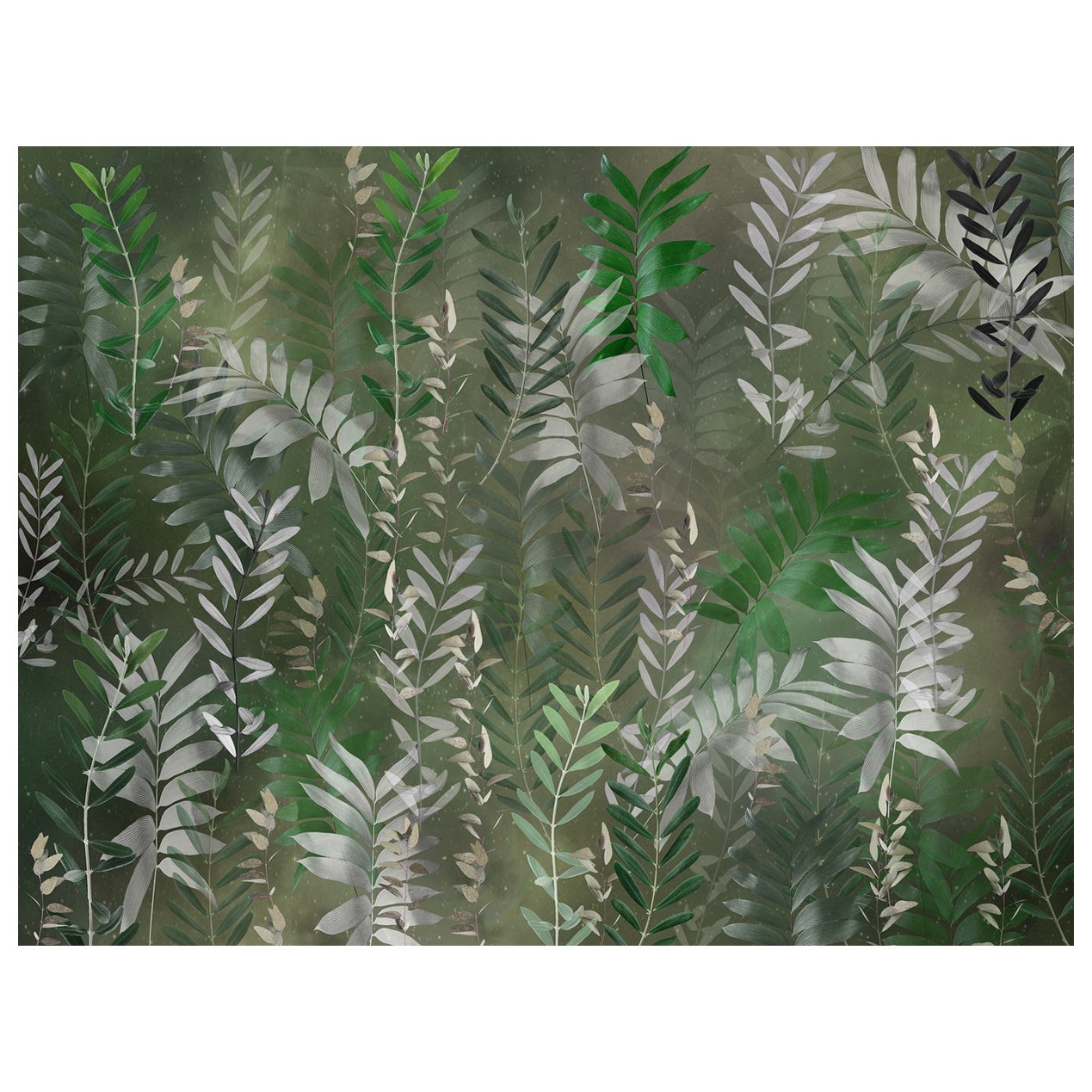 Collections EDGE - Impression murale Ferngully Evergreen en vente