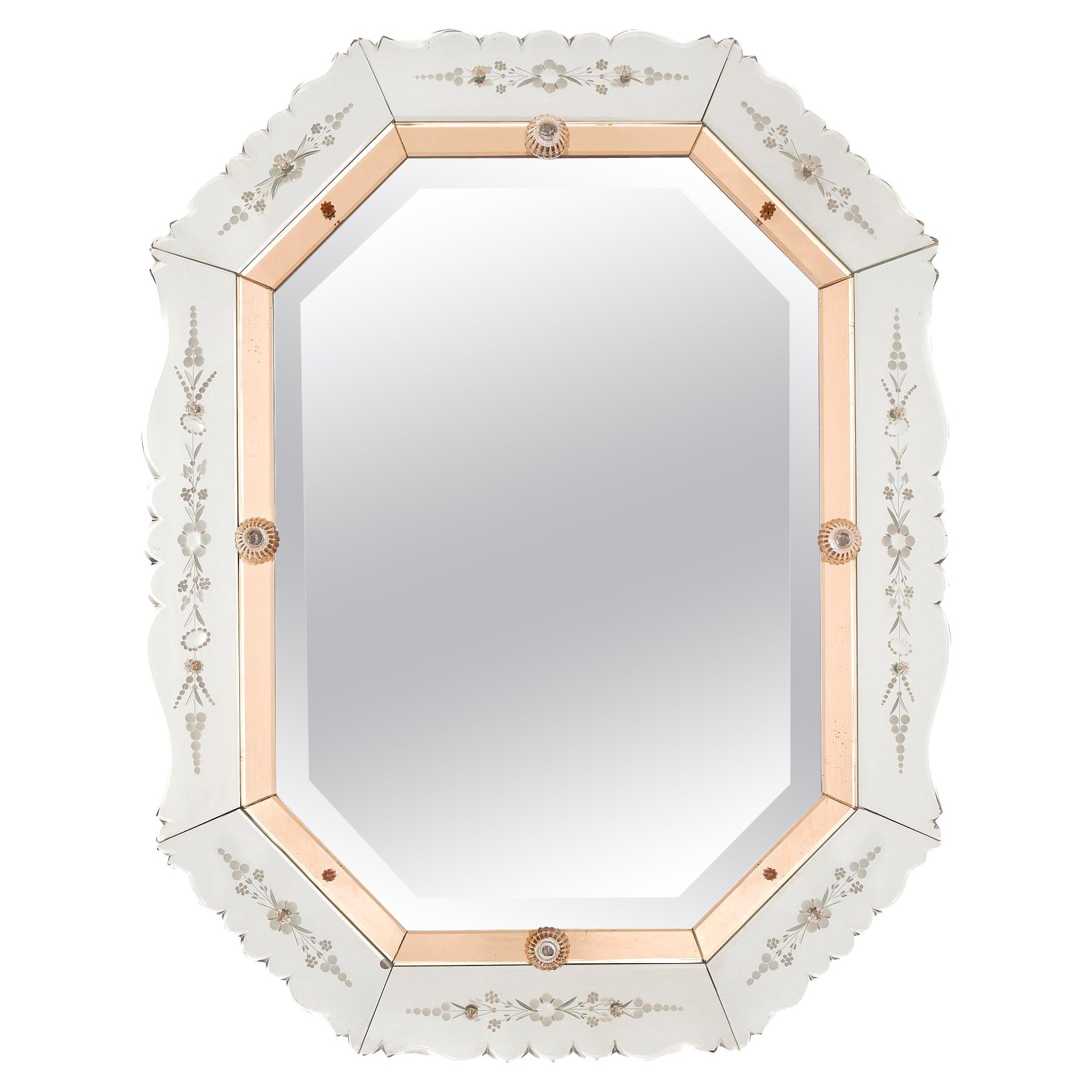Antique Venetian Mirror For Sale