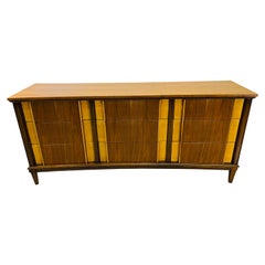 1960s Curved Front Two Tone Low Dresser