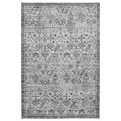 Tapis de luxe tissé à la main gris 10''x14''