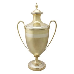 19th Century Sterling Silver Gilt Presentation Cup and Cover