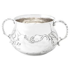 Britannia Standard Silver Porringer by Tessiers Ltd