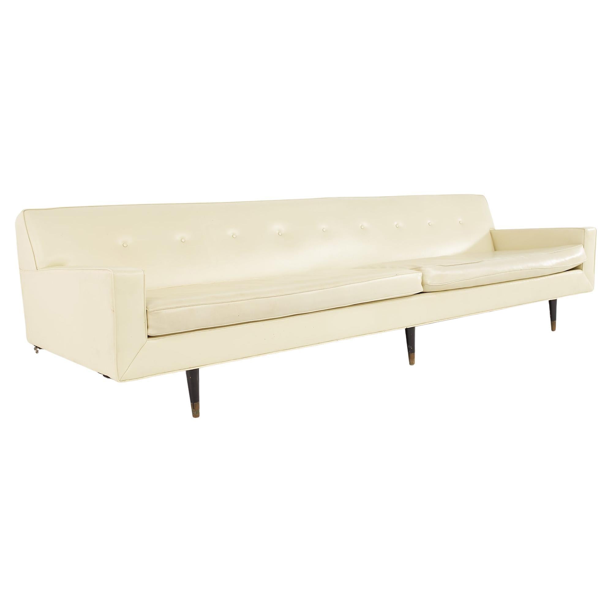 Harvey Probber-Stil Extra breites 9 Fuß-Sofa im Mid-Century-Stil im Angebot