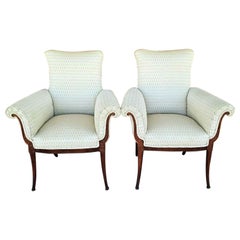 Grosfeld House Art Deco Lounge Armchairs, Set of 2