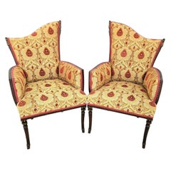 Grosfeld House Newly Upholstered Armchairs - Set of 2