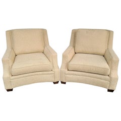Art Deco Lounge Chairs by Century Furniture