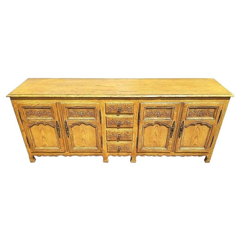 French Provincial Louis XV Sideboard Buffet by Baker For Sale at 1stDibs