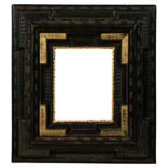 18th century, French Wood Guilloché Frame