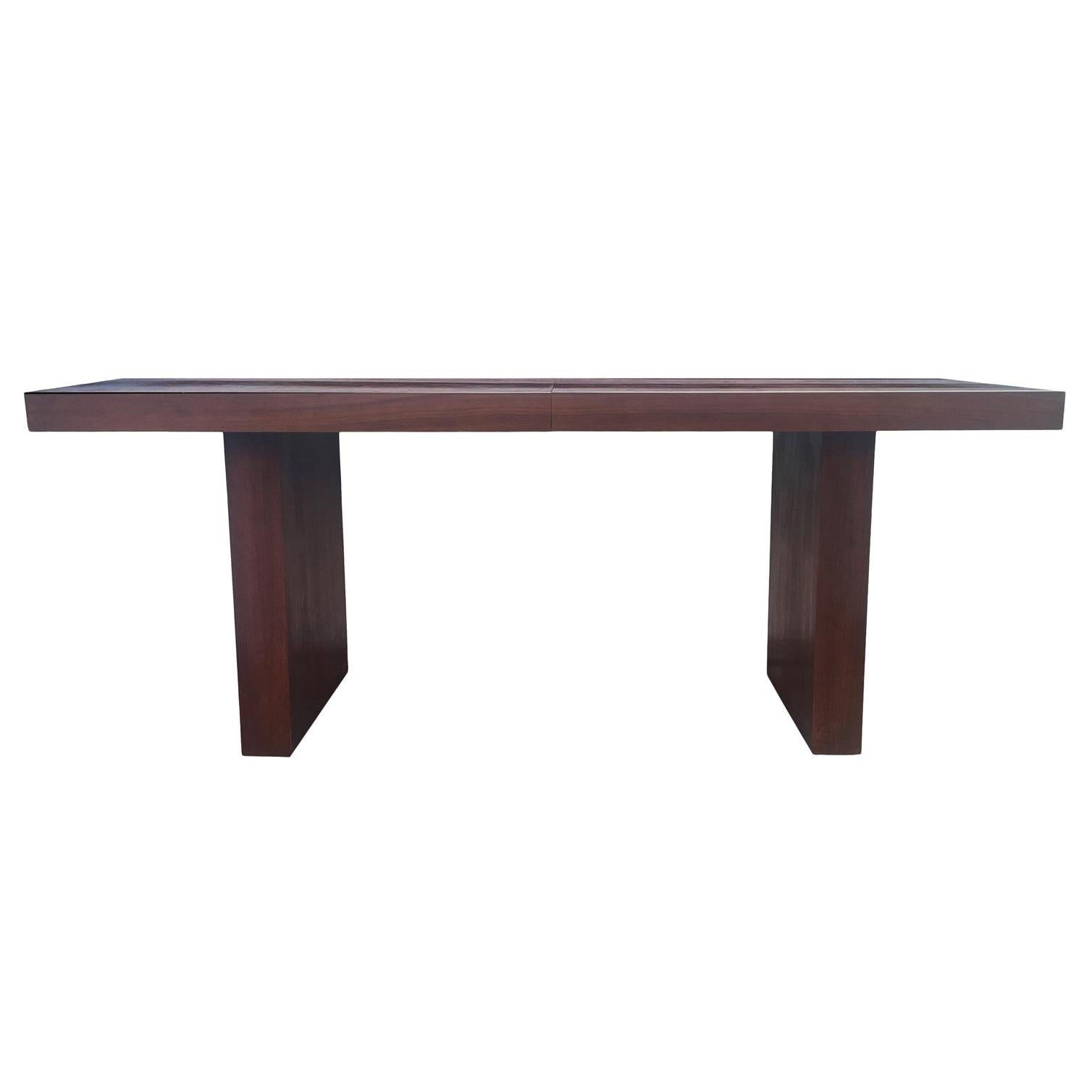 Mid Century Modern Dining Room Table in Walnut by Arthur Umanoff For Sale