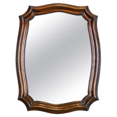 20th-Century Mirror in Oak Frame
