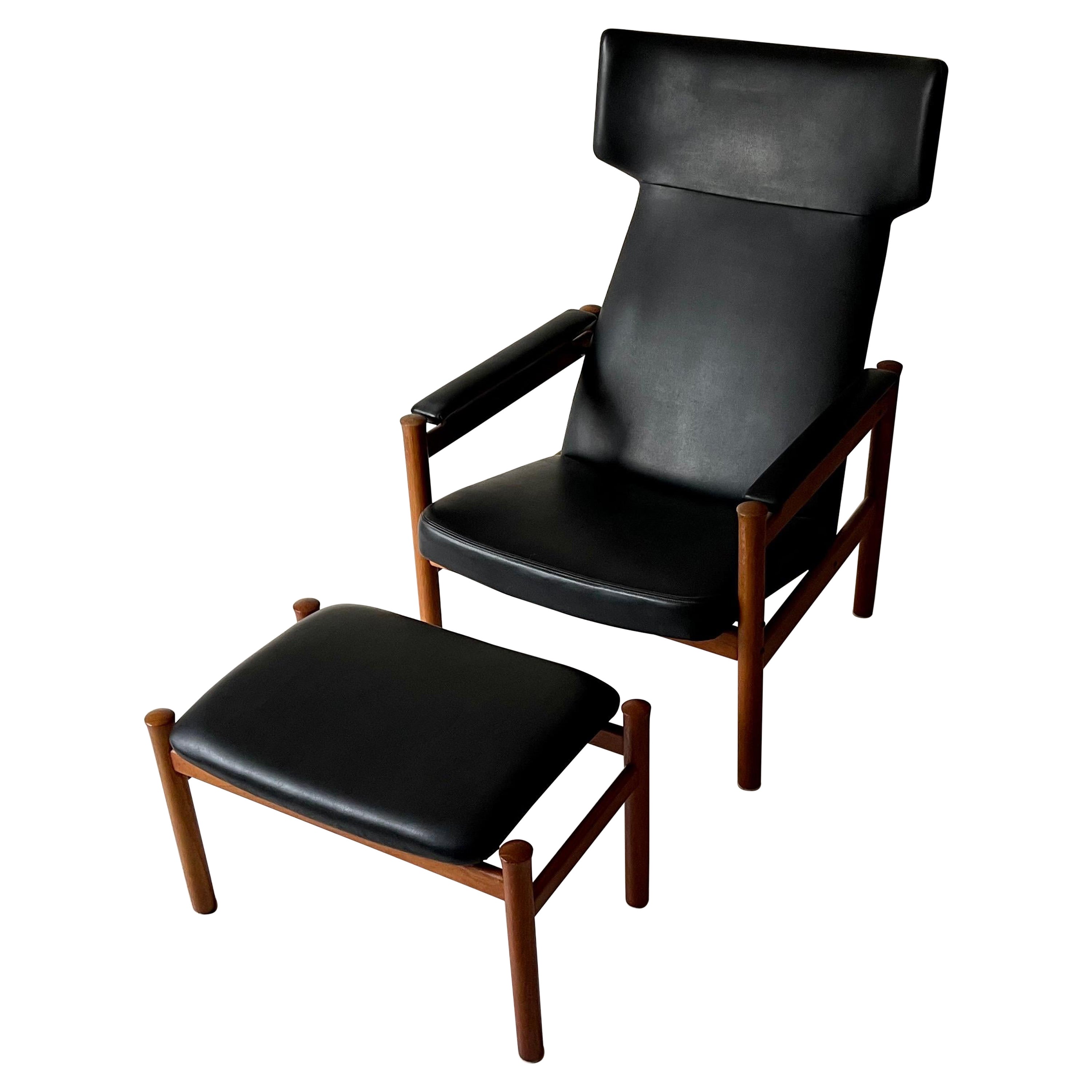 Søren Hansen Easy Chair Model 4365 Produced by Fritz Hansen in Denmark For Sale