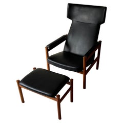 Søren Hansen Easy Chair Model 4365 Produced by Fritz Hansen in Denmark