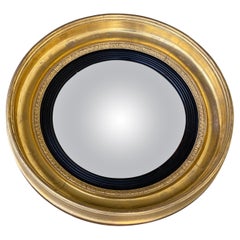 George IV Gilt Convex Mirror, English, c. 1830