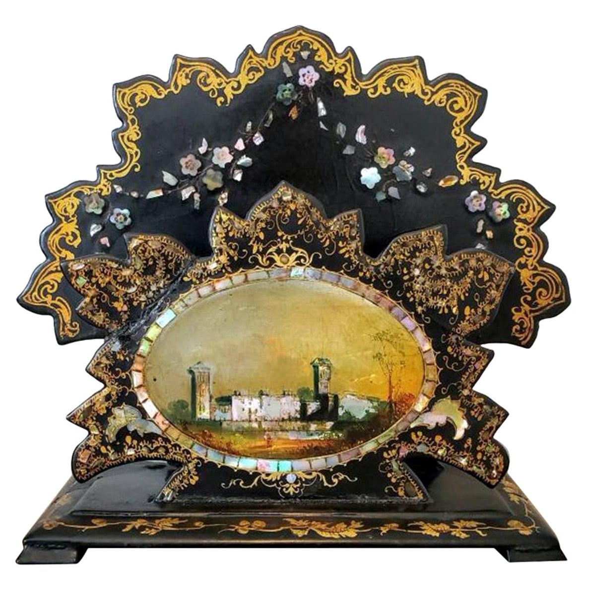 19th Century English Victorian Letter Holder For Sale