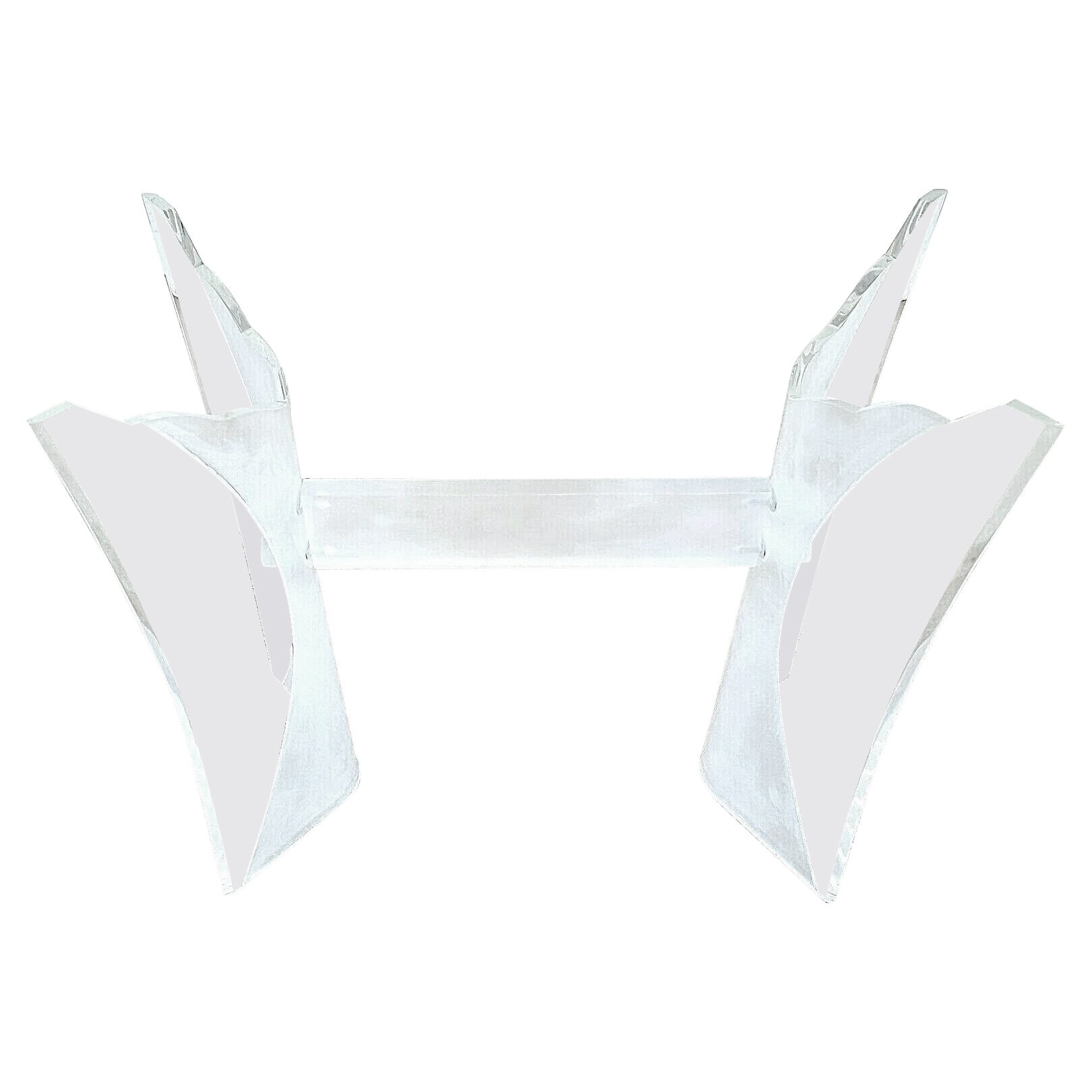 Base de table console Lucite Butterfly