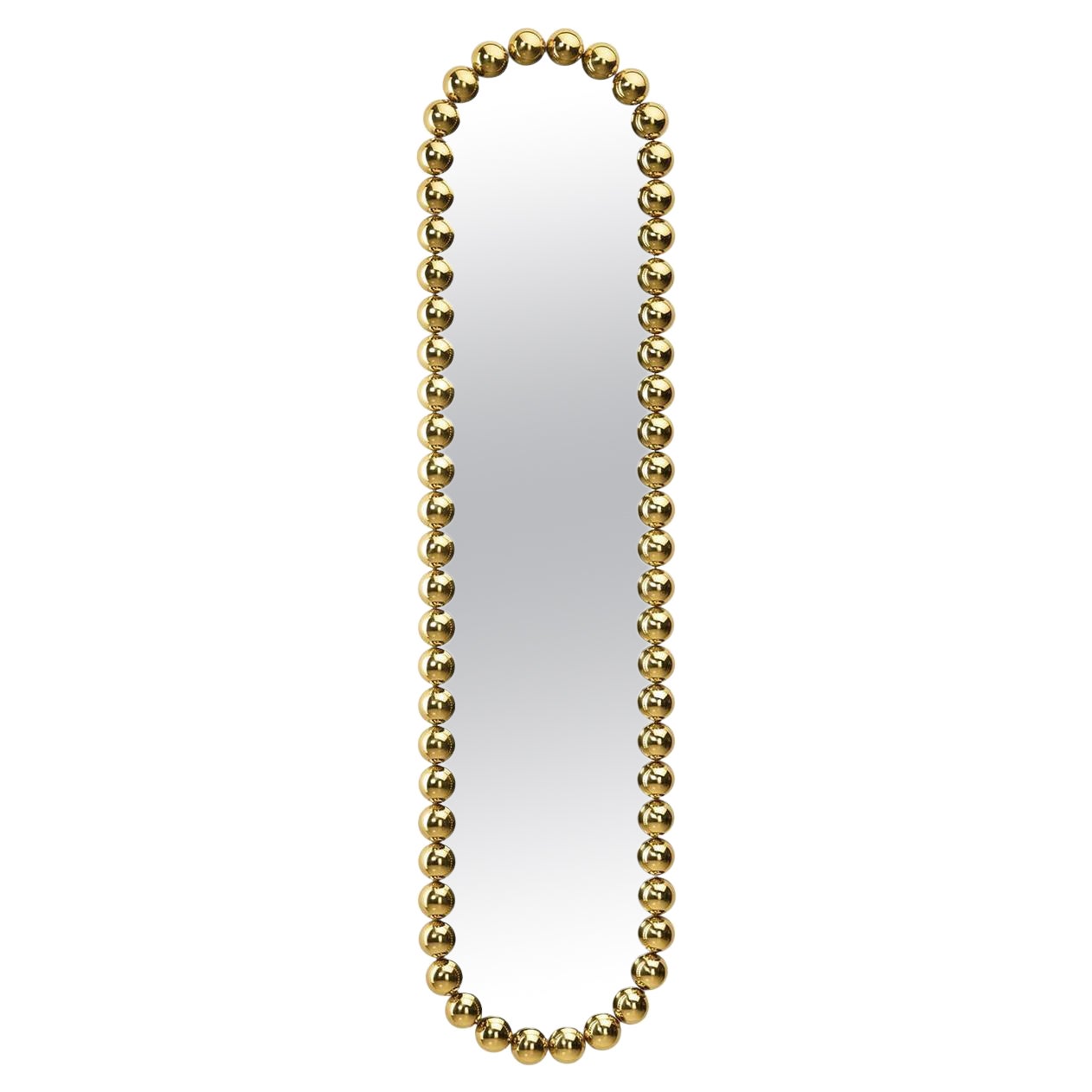 Gioiello Small Oval Mirror by Nika Zupanc For Sale