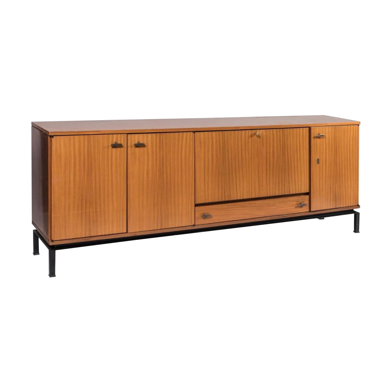 Sideboard, Attributed to Marcel Gascoin, 1960 For Sale