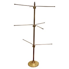 French Art Deco Brass Haberdashery Window Display Stand