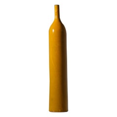 Large Ceramic Yellow Glazed Ceramic Vase, 1960s