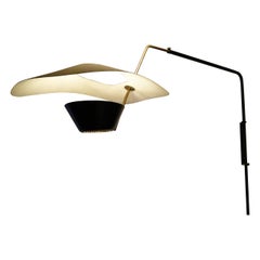 Pierre Guariche Lampada a parete Sconce  Vintage Cerf Volant G 25 Francia