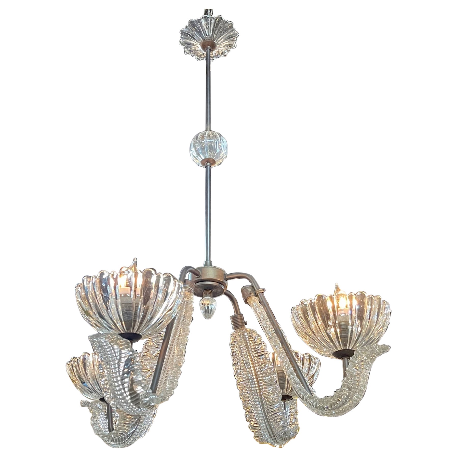 Vintage Murano Chandelier For Sale