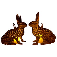 Japan Pair Rabbit Garden Lighting Lanterns