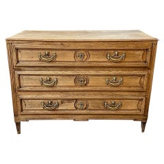 Italian Bleached Oak Commode