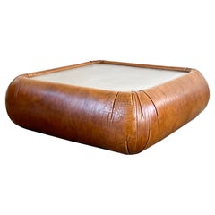 De Sede Leather Coffee Table